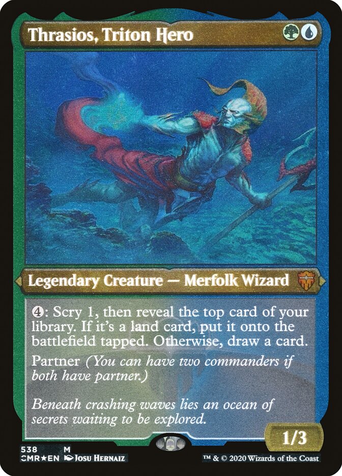 Thrasios, Triton Hero [Commander Legends] (538)