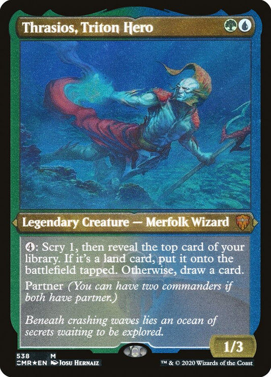 Thrasios, Triton Hero [Commander Legends] (538)