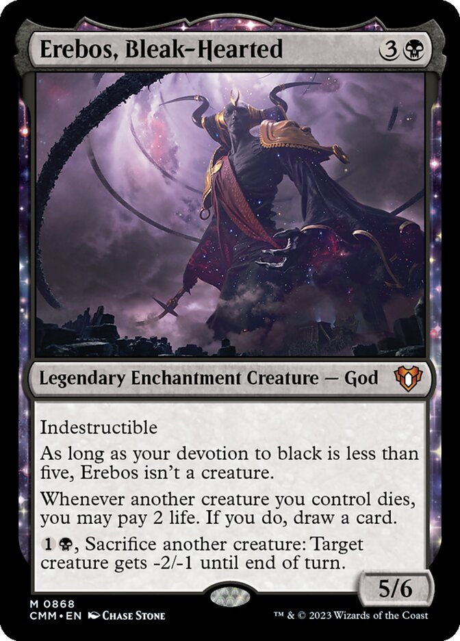 Erebos, Bleak-Hearted [Commander Masters] (868)
