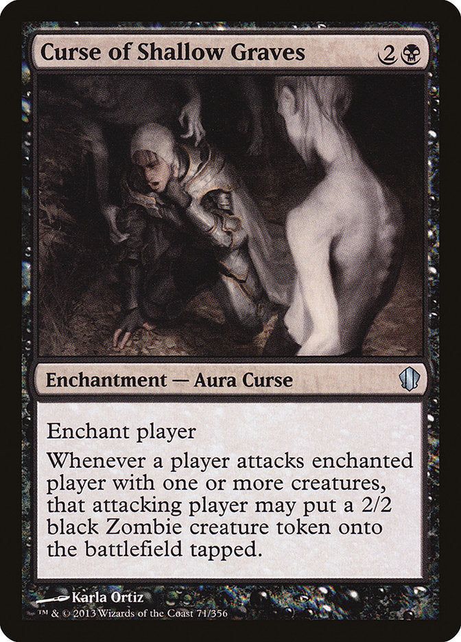 Curse of Shallow Graves [Commander 2013] (71)