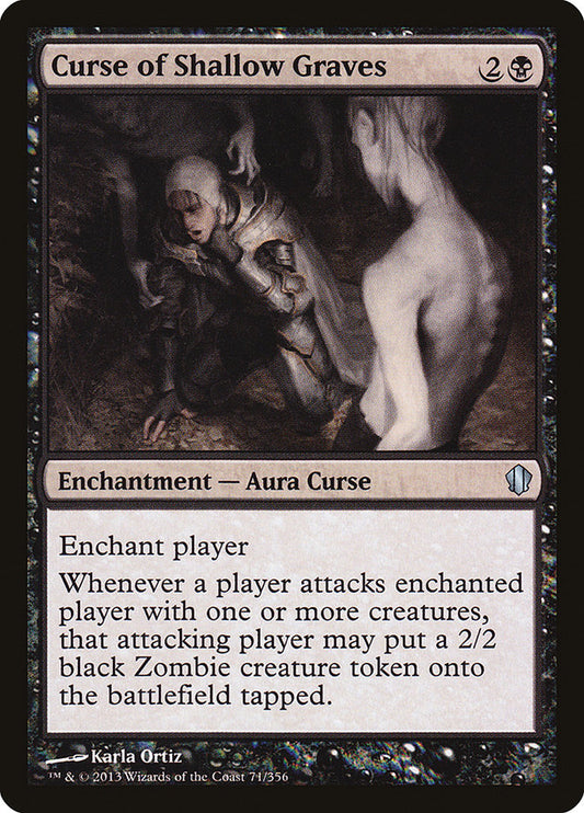 Curse of Shallow Graves [Commander 2013] (71)
