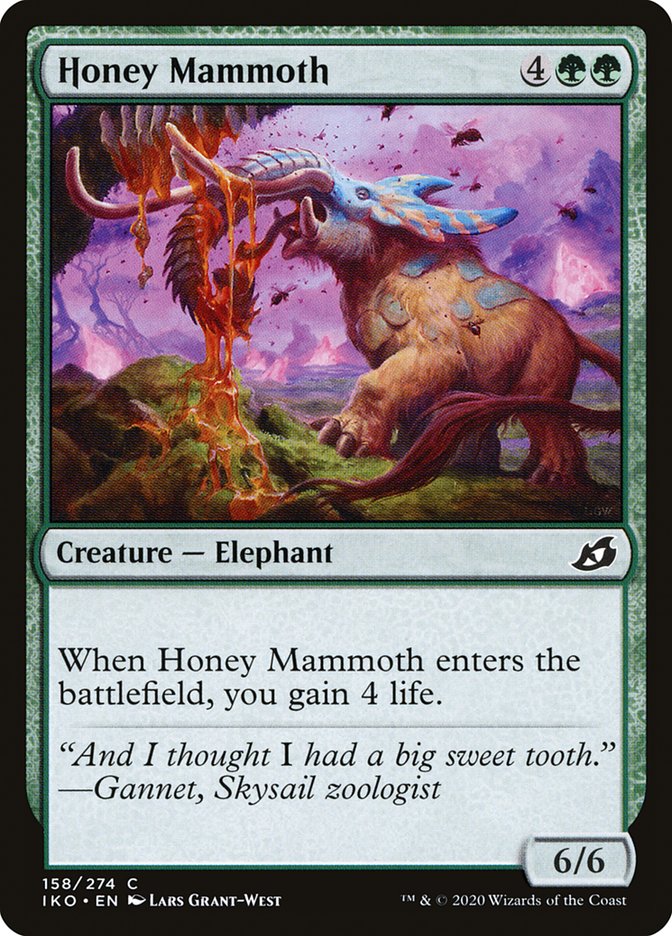 Honey Mammoth [Ikoria: Lair of Behemoths] (158)