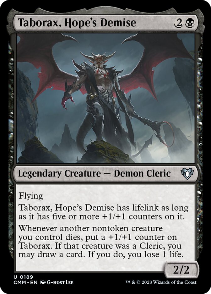 Taborax, Hope's Demise [Commander Masters] (189)
