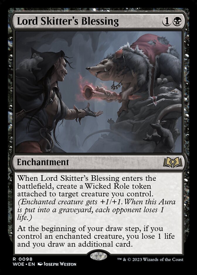 Lord Skitter's Blessing [Wilds of Eldraine] (98)