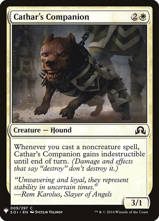 Cathar's Companion [The List] (SOI-9)