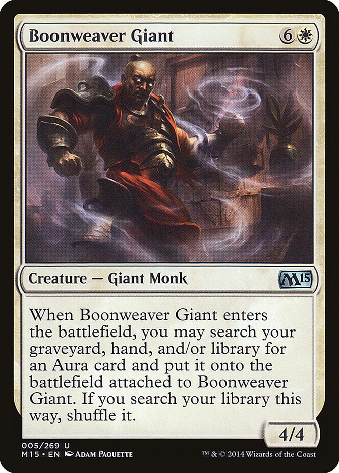 Boonweaver Giant [Magic 2015] (5)