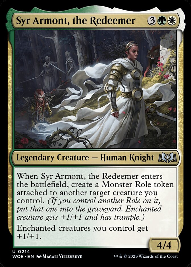 Syr Armont, the Redeemer [Wilds of Eldraine] (214)