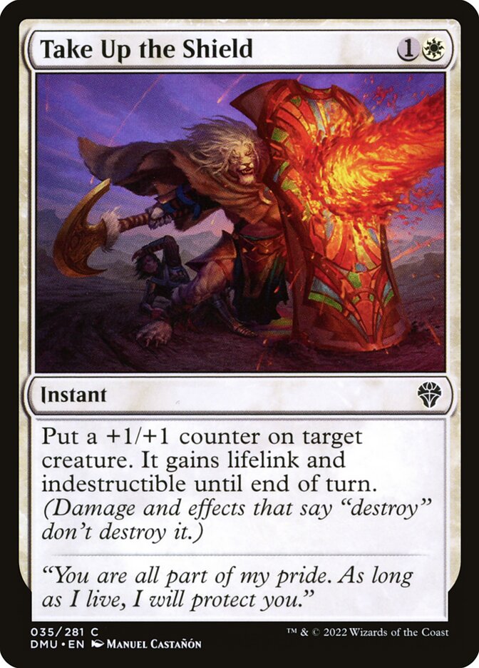 Take Up the Shield [Dominaria United] (35)