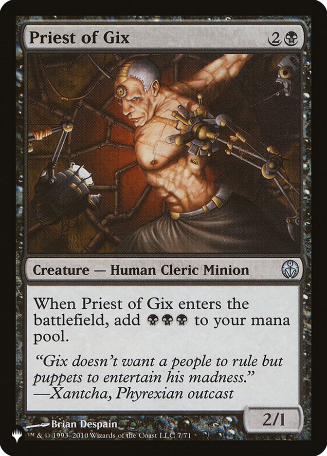 Priest of Gix [The List] (DDE-7)