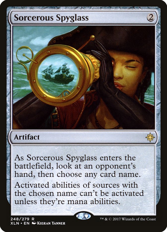 Sorcerous Spyglass [Ixalan] (248)