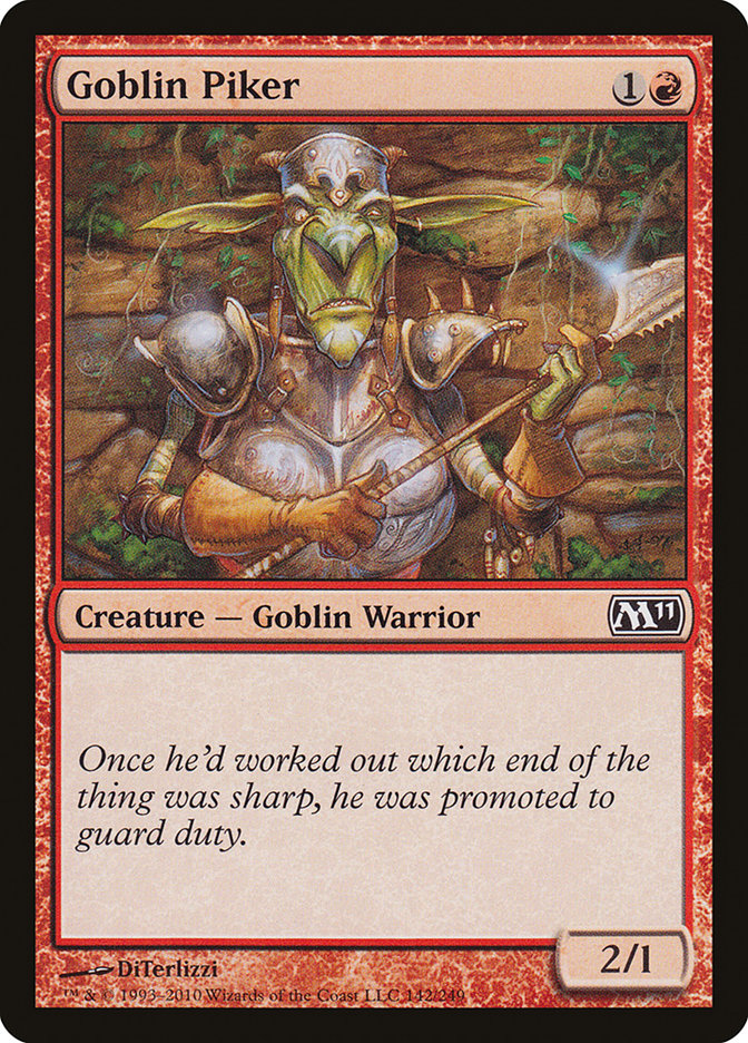 Goblin Piker [Magic 2011] (142)