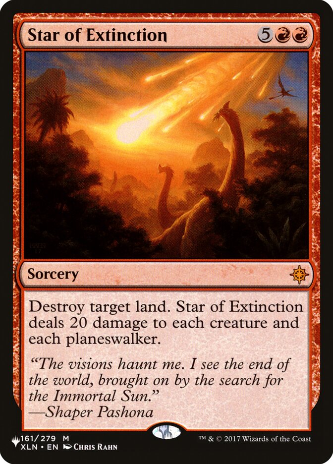 Star of Extinction [The List] (XLN-161)