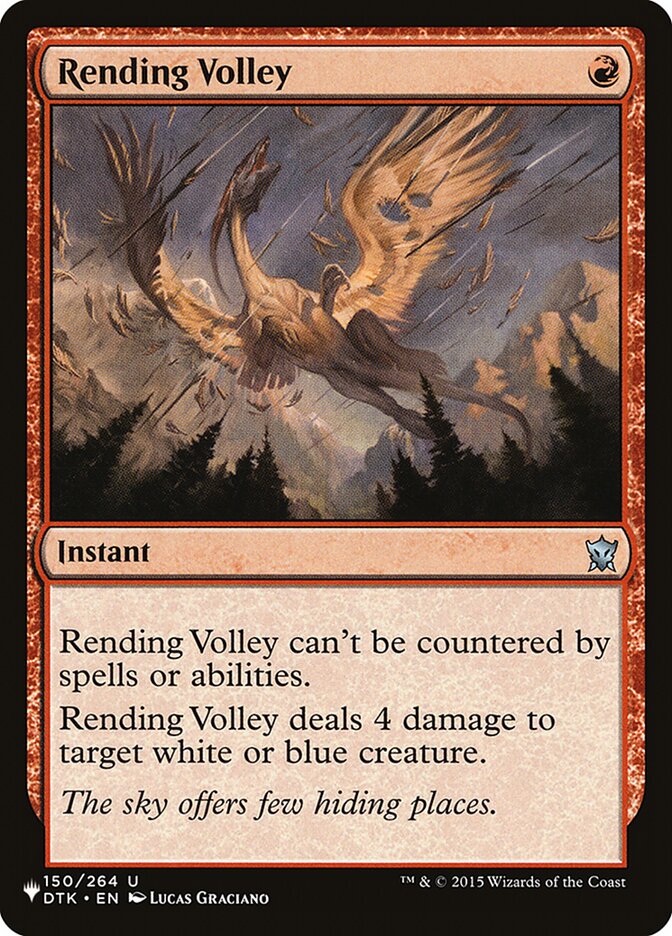 Rending Volley [The List] (DTK-150)