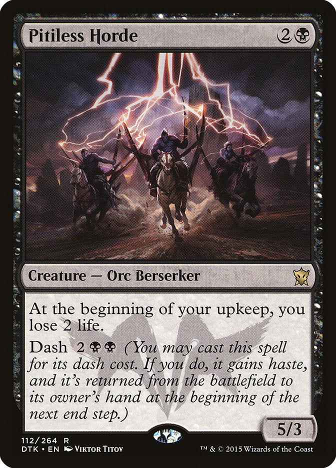 Pitiless Horde [Dragons of Tarkir] (112)