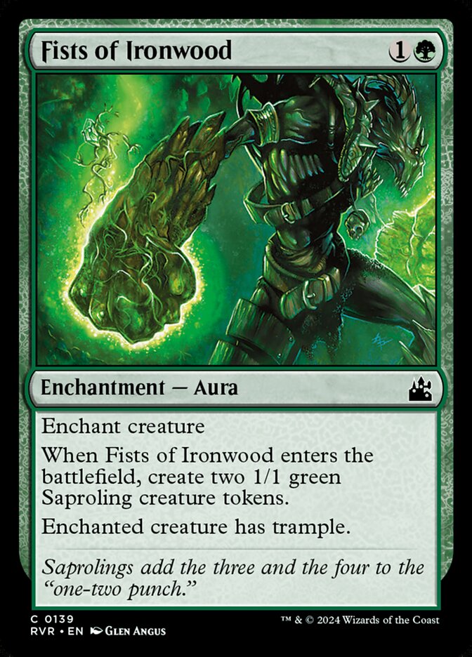 Fists of Ironwood [Ravnica Remastered] (139)