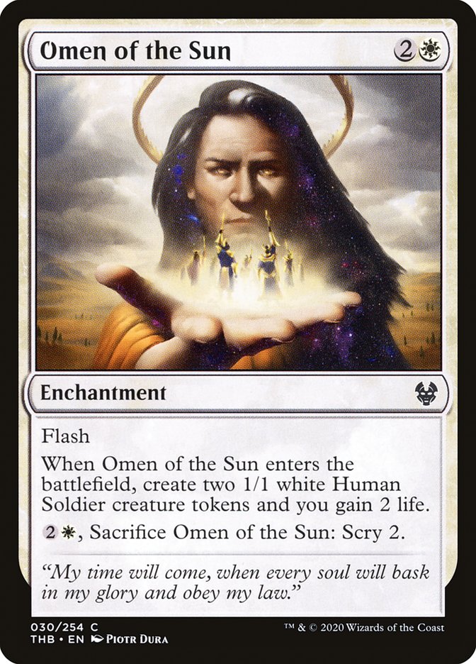 Omen of the Sun [Theros Beyond Death] (30)