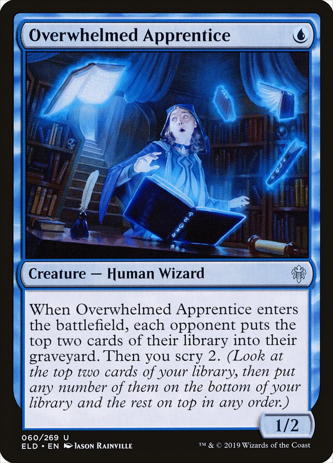 Overwhelmed Apprentice [Throne of Eldraine] (60)