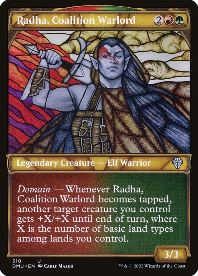 Radha, Coalition Warlord [Dominaria United] (310)