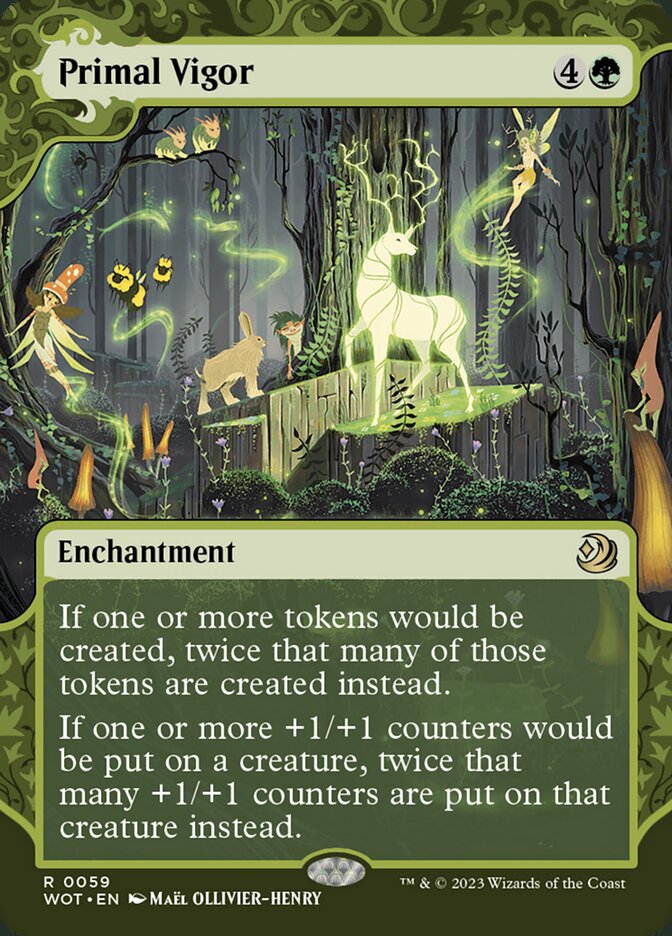 Primal Vigor [Wilds of Eldraine: Enchanting Tales] (59)