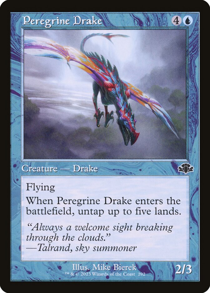 Peregrine Drake [Dominaria Remastered] (292)