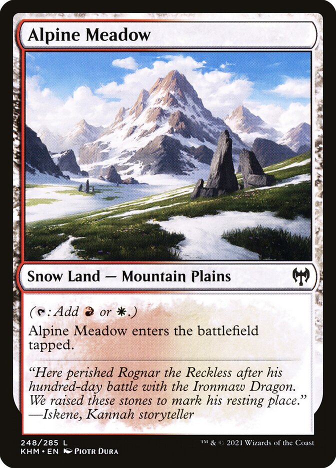 Alpine Meadow [Kaldheim] (248)