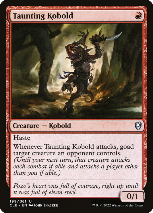 Taunting Kobold [Commander Legends: Battle for Baldur's Gate] (199)