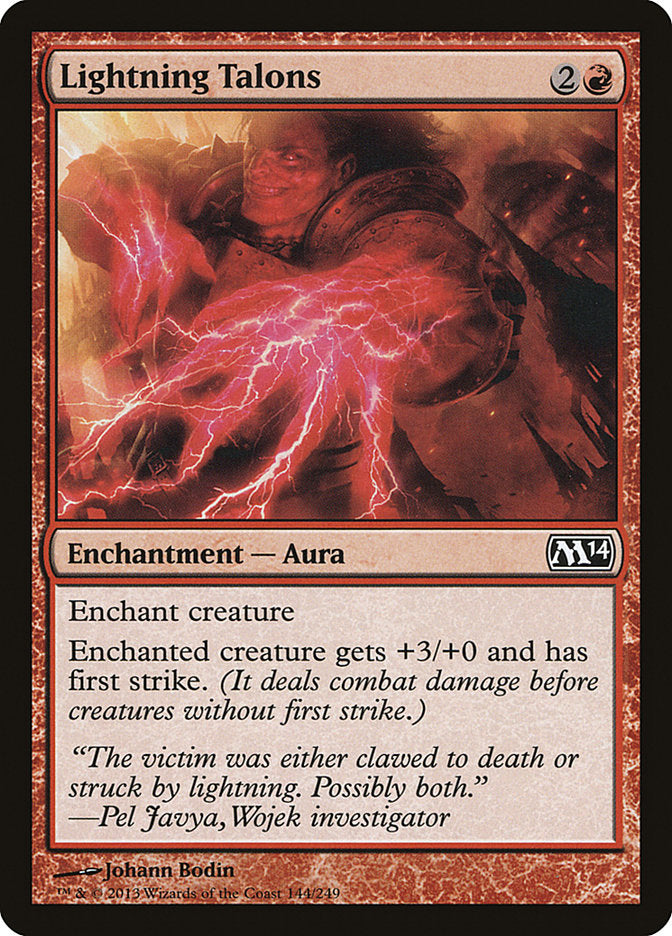 Lightning Talons [Magic 2014] (144)