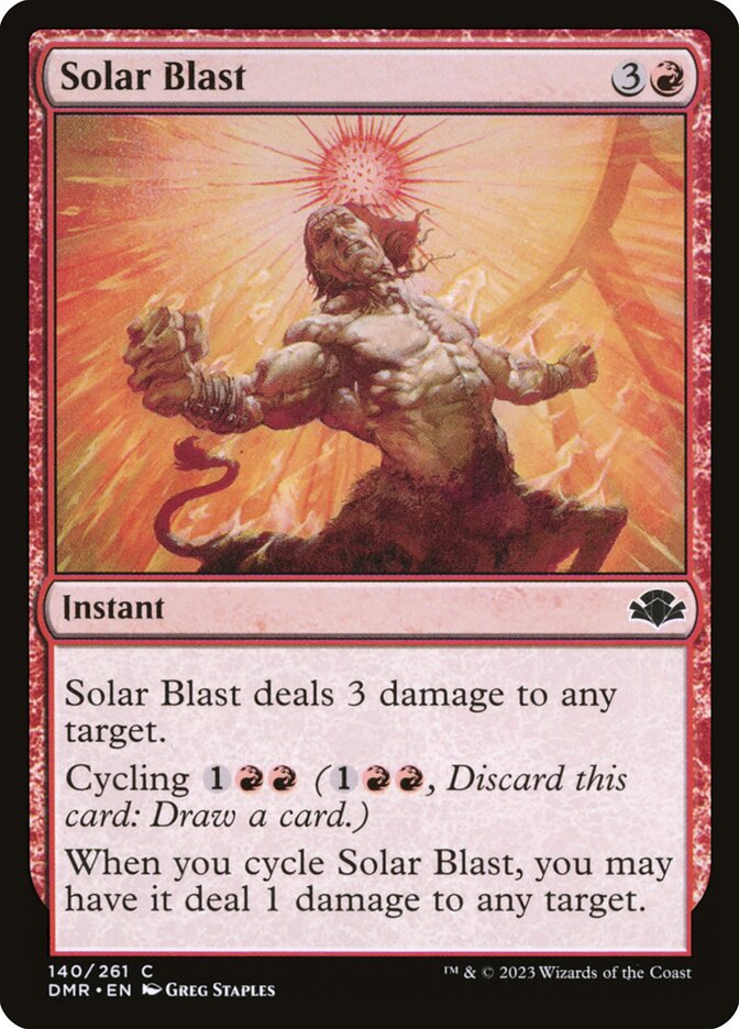 Solar Blast [Dominaria Remastered] (140)