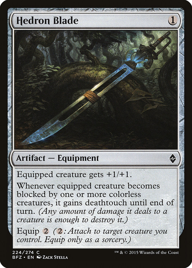 Hedron Blade [Battle for Zendikar] (224)