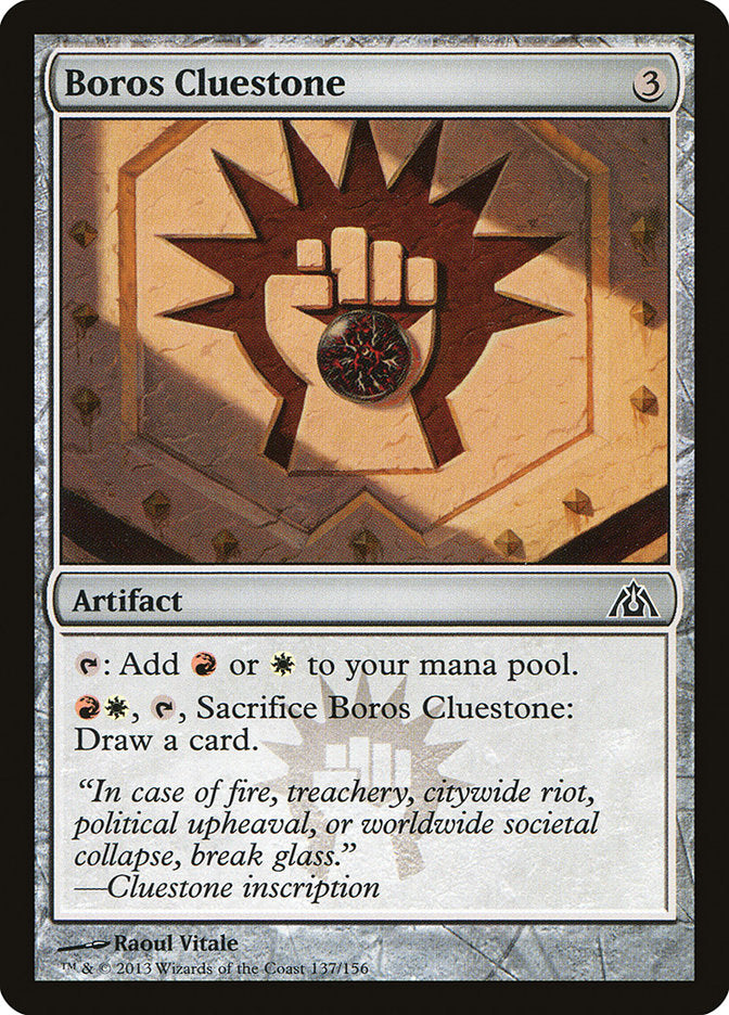 Boros Cluestone [Dragon's Maze] (137)
