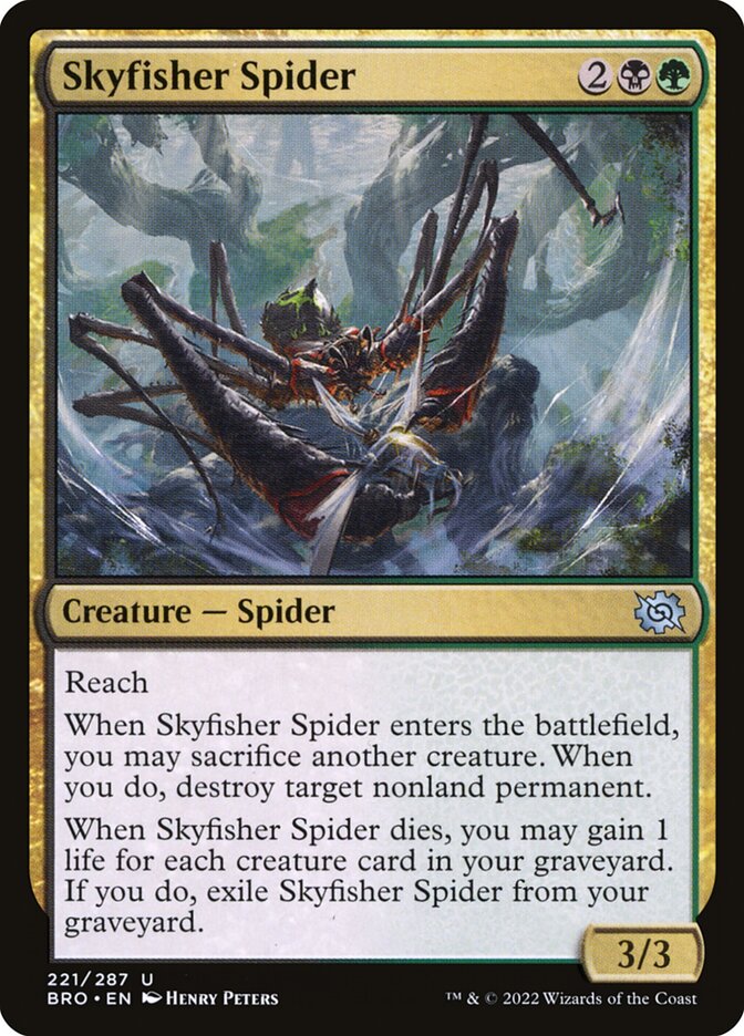 Skyfisher Spider [The Brothers' War] (221)