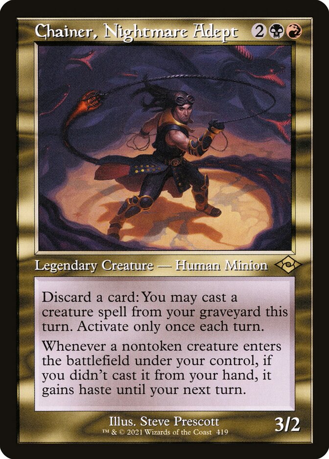 Chainer, Nightmare Adept [Modern Horizons 2] (419)