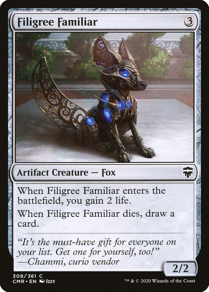 Filigree Familiar [Commander Legends] (308)