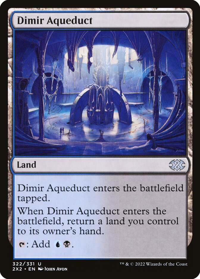 Dimir Aqueduct [Double Masters 2022] (322)