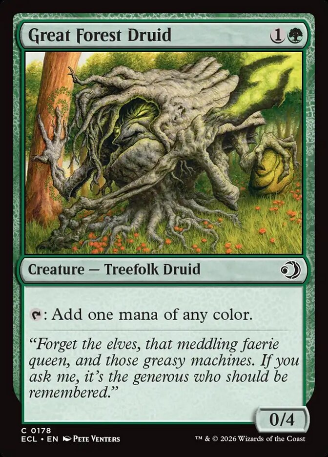 Great Forest Druid [Lorwyn Eclipsed] (178)