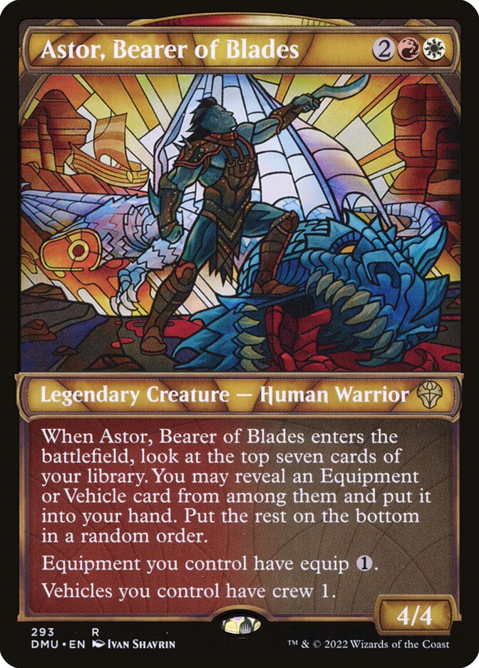 Astor, Bearer of Blades [Dominaria United] (293)