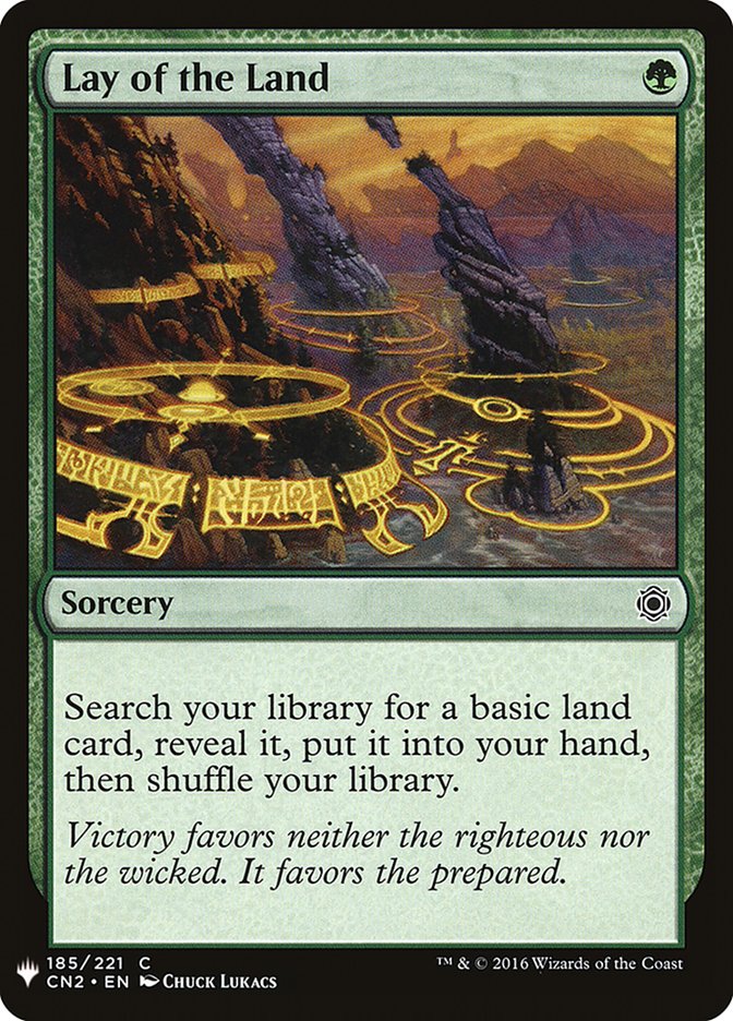 Lay of the Land [The List] (CN2-185)