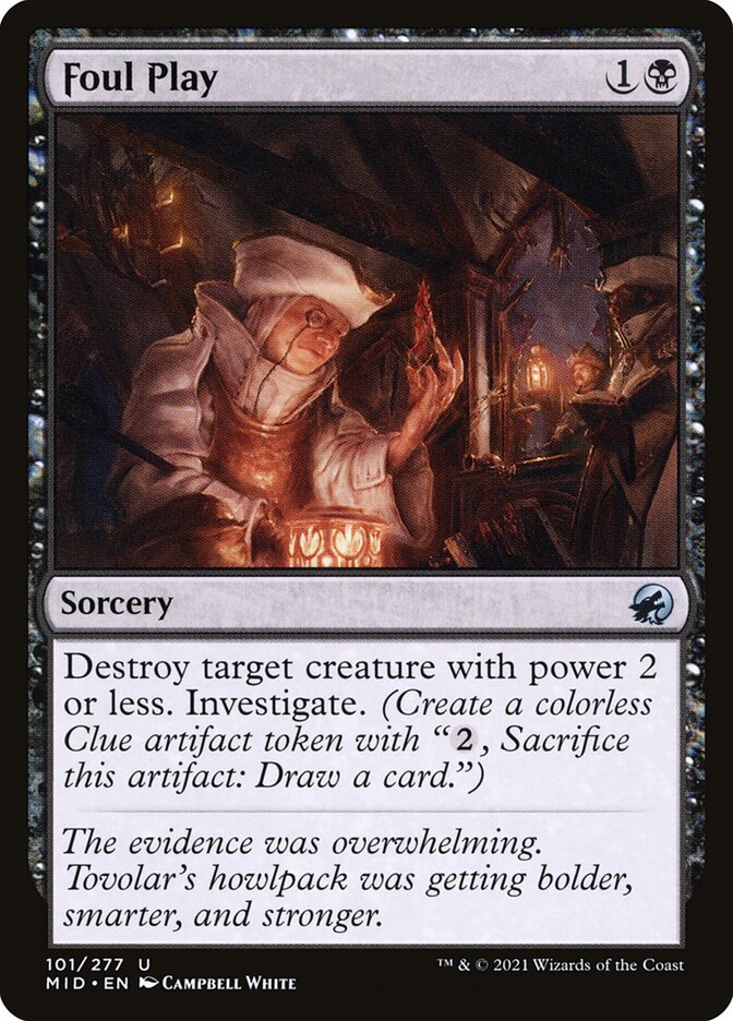 Foul Play [Innistrad: Midnight Hunt] (101)