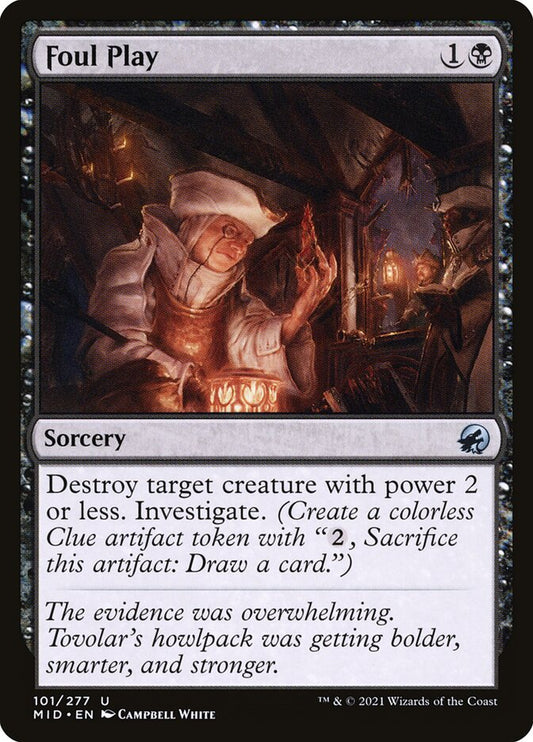 Foul Play [Innistrad: Midnight Hunt] (101)