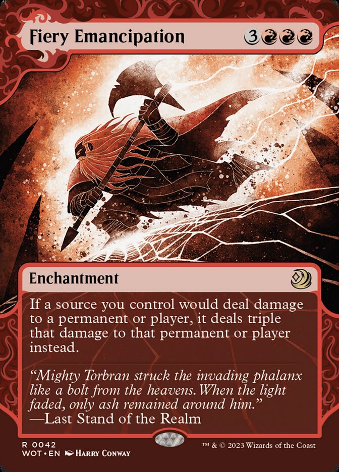 Fiery Emancipation [Wilds of Eldraine: Enchanting Tales] (42)