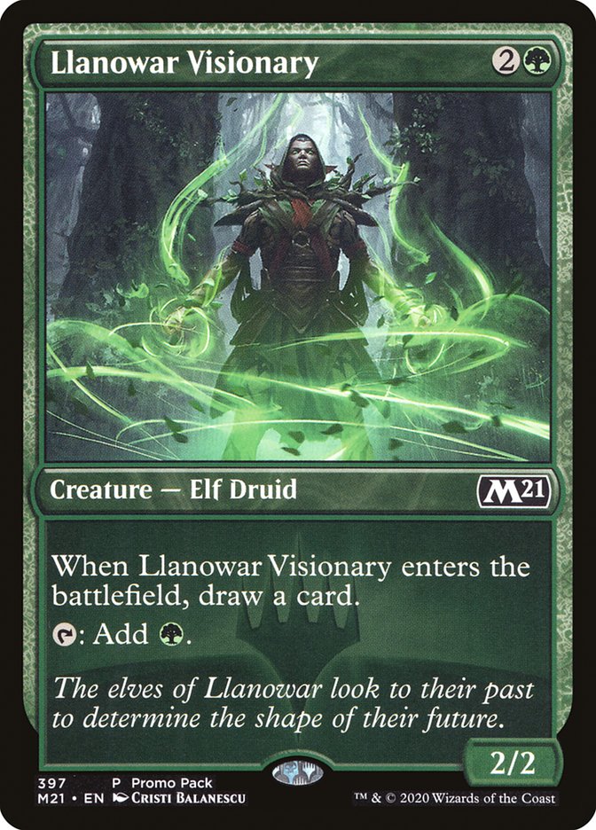 Llanowar Visionary [Core Set 2021] (397)