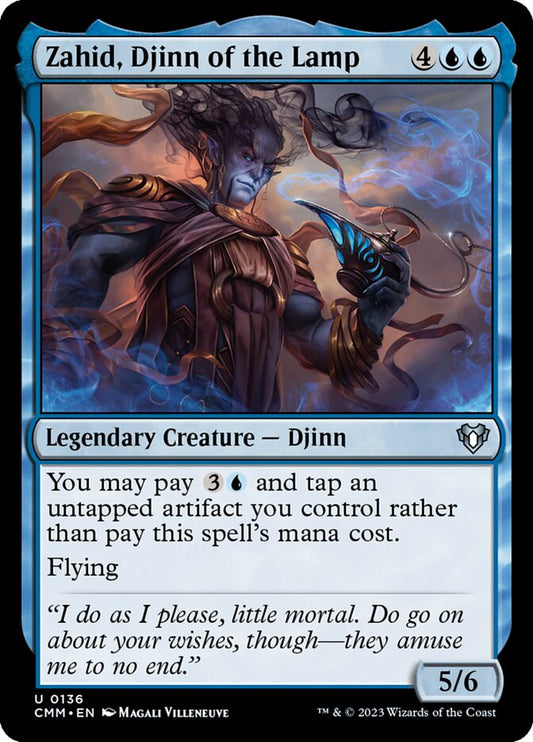 Zahid, Djinn of the Lamp [Commander Masters] (136)
