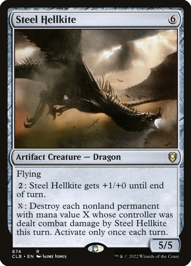 Steel Hellkite [Commander Legends: Battle for Baldur's Gate] (874)