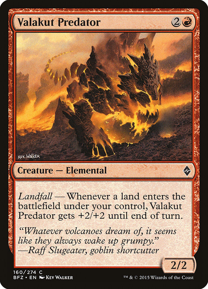 Valakut Predator [Battle for Zendikar] (160)