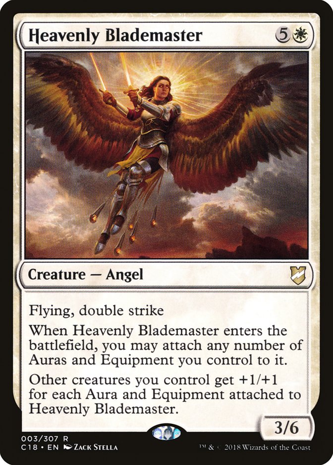 Heavenly Blademaster [Commander 2018] (3)