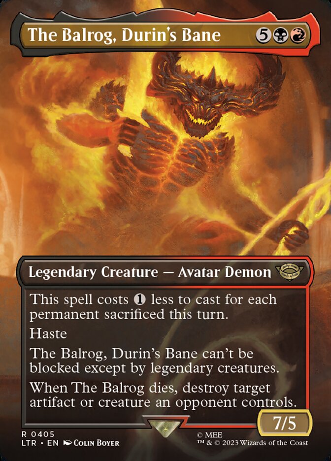 The Balrog, Durin's Bane [The Lord of the Rings: Tales of Middle-earth] (405)