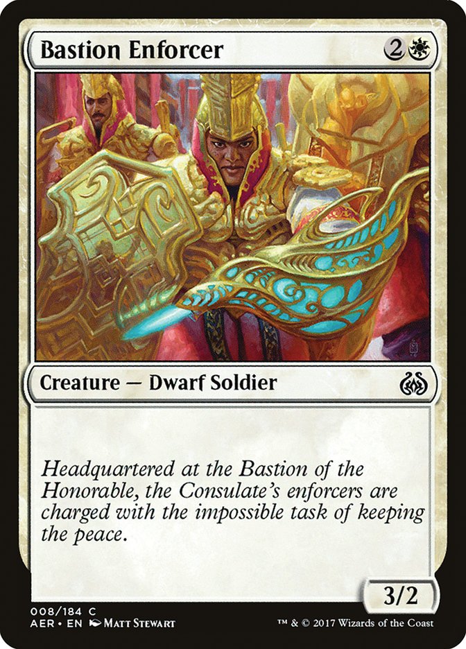 Bastion Enforcer [Aether Revolt] (8)