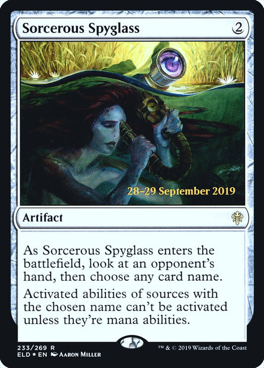 Sorcerous Spyglass [Throne of Eldraine Promos] (233s)