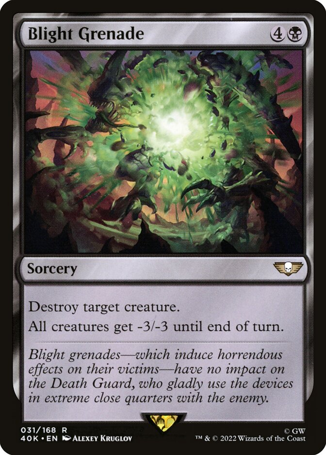Blight Grenade [Warhammer 40,000 Commander] (31)