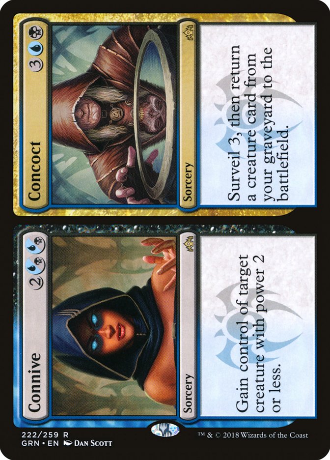 Connive // Concoct [Guilds of Ravnica] (222)